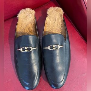Coach fur lined slides
